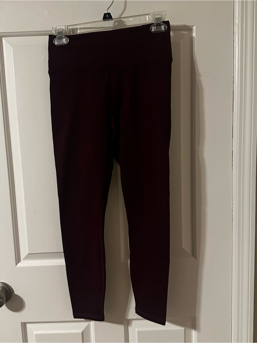 Fabletics Girls High-Rise Plum Leggings